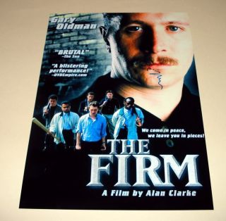The Firm Pp Signed Poster 12 " X8 " Gary Oldman Football