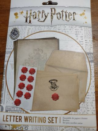 Licensed Harry Potter Hogwarts Letter Writing Set With Envelopes Bnib