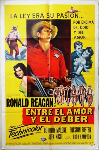 Law And Order 1953 Ronald Reagan,  Dorothy Malone,  From Dodge City To Tombstone