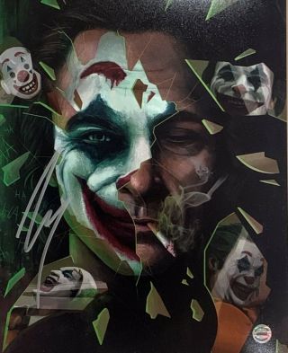(reprint) Joaquin Phoenix The Joker Hand Signed / Autographed 8x10 Photo