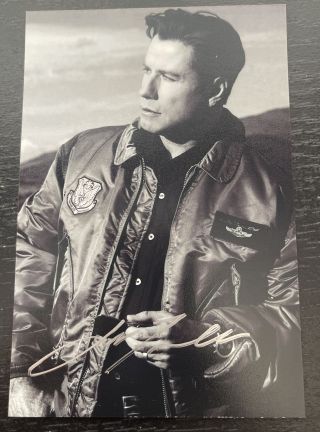 John Travolta Authentic Hand Signed Autograph 4x6 Photo - Actor