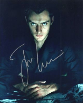 Autographed Jude Law Signed 8 X 10 Photo Really