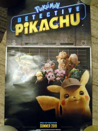 Pokémon Detective Pikachu Movie / Tcg - Gamestop Us Exclusive - 11x17 Poster