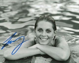 Lindsay Wagner Sexy Actress Signed 8x10 Photo With
