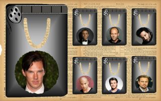 Hollywood Heart Throbs Metal Bookmark Ideal Birthday/mothers Day/fathers Day