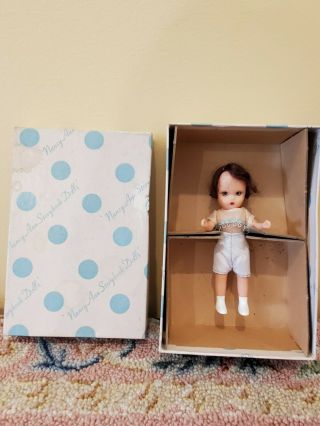 Nancy Ann Storybook 84 Ring Bearer Boy Doll Bridal Series Blue Box (plastic)