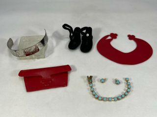 Vintage Vogue Jill - Shoes,  Necklace&earrings,  Purse&collar Headband (no Doll)