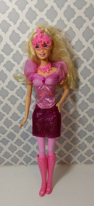 Mattel Barbie And The Three Musketeers Corinne Doll Blonde In Pink Outfit Cute