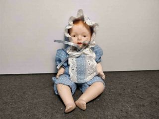 Rare Vintage Bisque Small Blonde Baby Doll Nº12