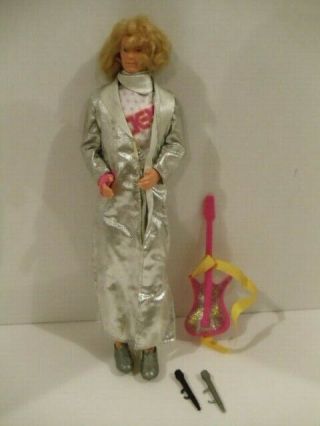 Vintage 1986 Barbie And The Rockers Ken Doll Fully Clothed W/ Shoes & Accessory