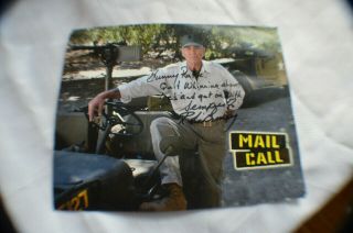 Mail Call Hand Signed Autographed Photo Ronald R.  Lee Ermey