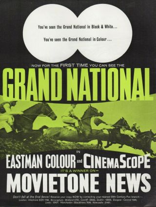 A4 Kine Weekly Advert The Grand National 1964