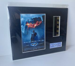 Batman The Dark Knight 35mm Film Cell - Mounted - Collectable Limited Edition
