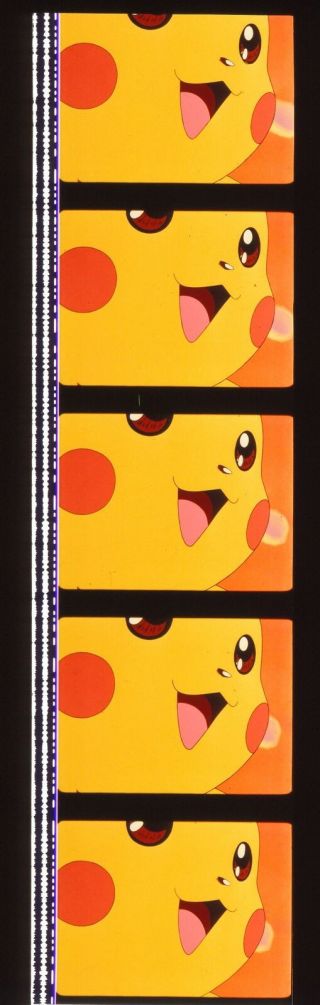 Pokemon 35mm Film Cell Strip Very Rare U121