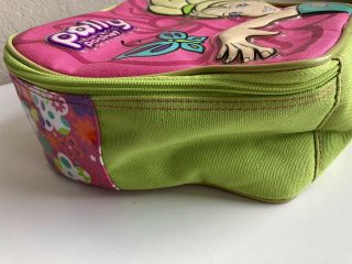 Polly Pocket 2005 Carrying Case Tara Pink - n - Green Zippered Mattel 3