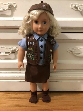 Girl Scout Brownie Uniform for American Girl Or 18 inch Doll 2