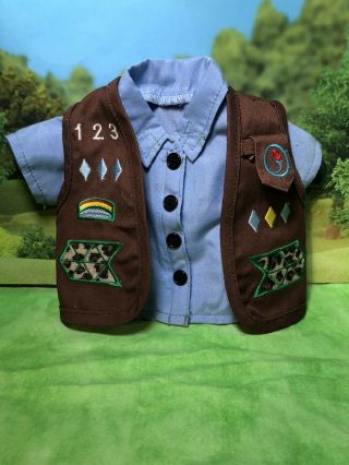 Girl Scout Brownie Uniform for American Girl Or 18 inch Doll 3