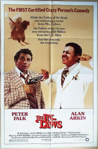 The In - Laws 1979 Peter Falk & Alan Arkin Screwball Comedy Us Poster