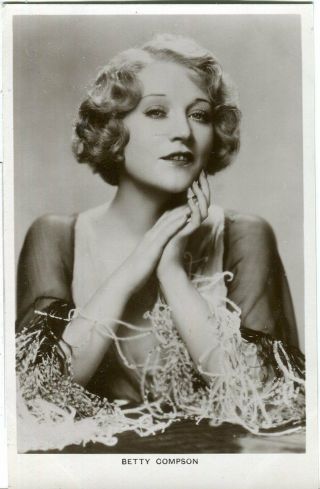 Betty Compson Film Star Postcard 