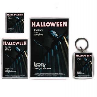 Halloween Michael Myers Horror Classic Film Keyring Fridge Magnet Gift Idea