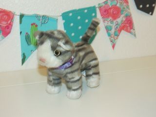 Our Generation Kitty Cat Gray Tabby Striped Ag Og Pet Mini Plush Doll Toy 7 "