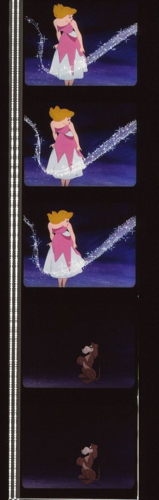 Cinderella 35mm Film Cell Strip Very Rare A42