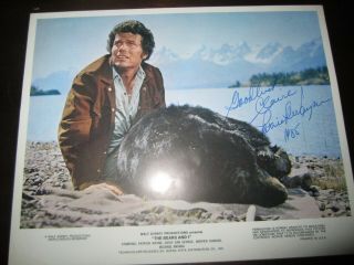 Patrick Wayne Signed Photo 8x10 The Bears And I John Wayne Son Western Actor