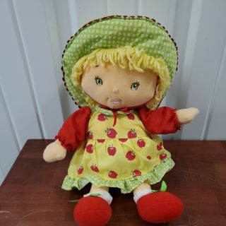 Strawberry Shortcake Apple Dumplin Talking Soft Doll Toy Plush Bandai 2003