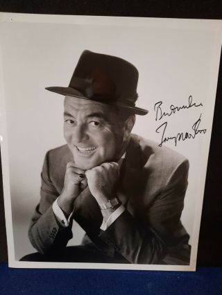 Tony Martin Signed Ttm 8×10 Photo Legendary Singer & Actor
