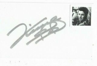 Vince Gill Signed 3x5 Index Card Country Music,  Eagles