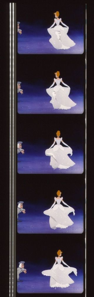 Cinderella 35mm Film Cell Strip Very Rare A41