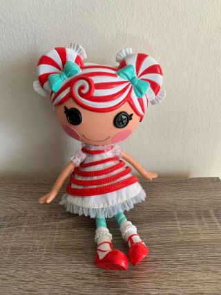 Lalaloopsy E Stripes Peppermint Candy Red Swirl Green Full Size Doll