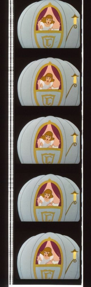 Cinderella 35mm Film Cell Strip Very Rare A133