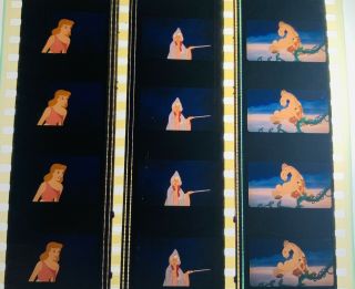 Disneys 1950 Classic Cinderella Unmounted 35mm Unmounted Film Cells P4
