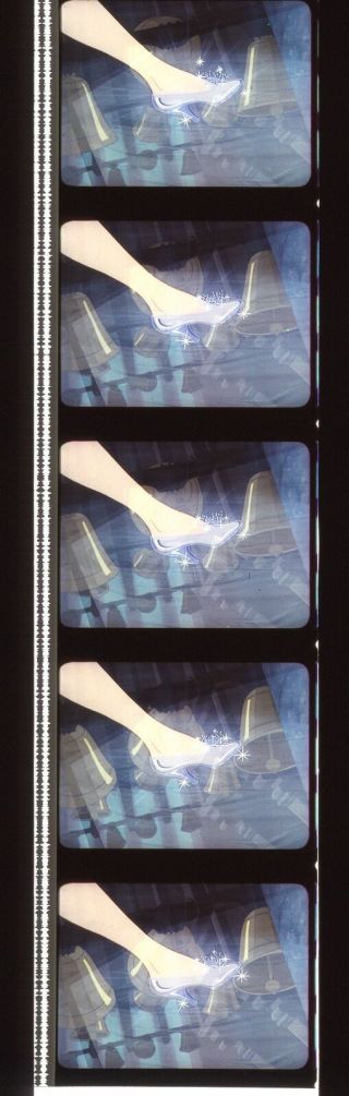 Cinderella 35mm Film Cell Strip Very Rare A183