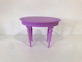 Barbie Dream House N7666 Replacement Part Kitchen Table Purple Mattel 2008