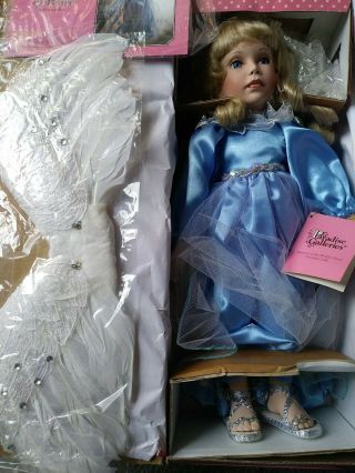 Paradise Galleries Porcelain Doll " Angel Of Peace "