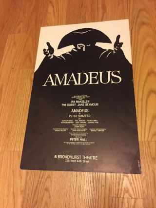 Amadeus Window Card Broadway Poster From Alice Faye 