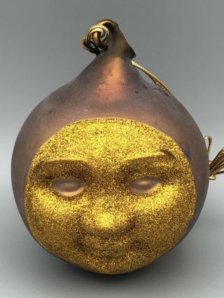 Dept 56 Cirque Du Soleil Brown Gold Glass Ornament