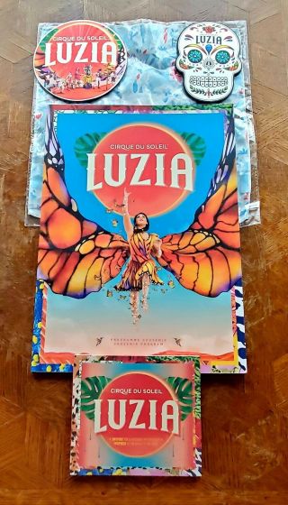Cirque Du Soleil Luzia Official Souvenir Bundle: Program Magnets Cd Ornaments