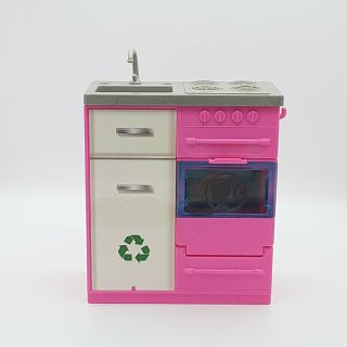 Barbie Dream House 2018 Replacement Part Kitchen Stove And Sink_l5