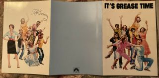 Ultra Rare 1978 Grease Theater Program Signed By Jeff Conaway Never Find Another