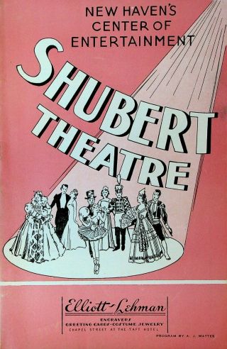 Tobacco Road Program November 22 1943 Shubert Theatre Haven Ct