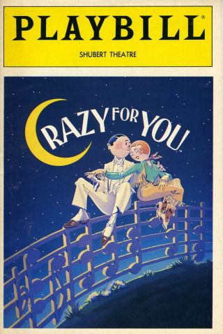 February 1992 - Sam S.  Shubert Theatre Playbill - Crazy For You