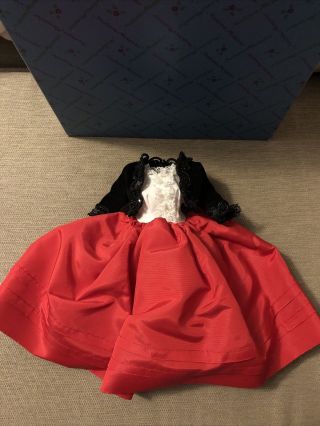 Madame Alexander Red & White Lily Dress & Black Jacket Doll 9 "