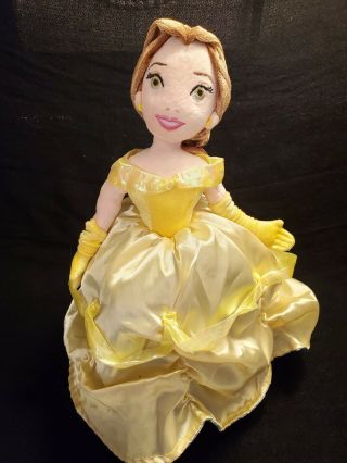 Disney Parks Princess Topsy Turvy Flip 2 In 1 Plush Doll Cinderella & Belle