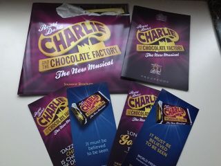 Charlie And The Chocolate Factory West End Large Programme And Brochure