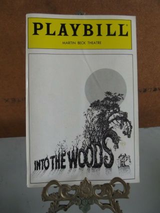 Playbill,  Into The Woods,  Martin Beck Theatre,  November 1988