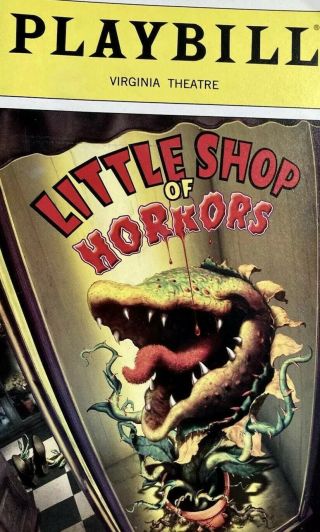 Little Shop Of Horrors Obc Playbill - Hunter Foster,  Kerry Butler.