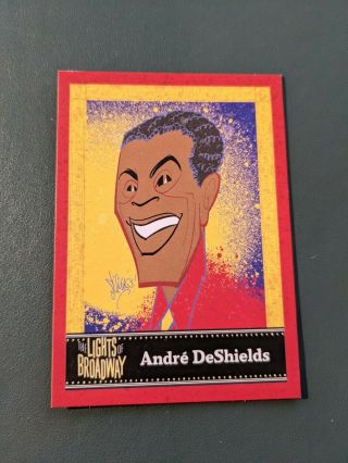 Lights Of Broadway Andre Deshields Card Spring 2016 Rare
